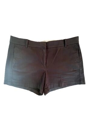 J. Crew Women's Navy Blue 100% Cotton Chino Shorts 3 1/2" Inseam - Size 14